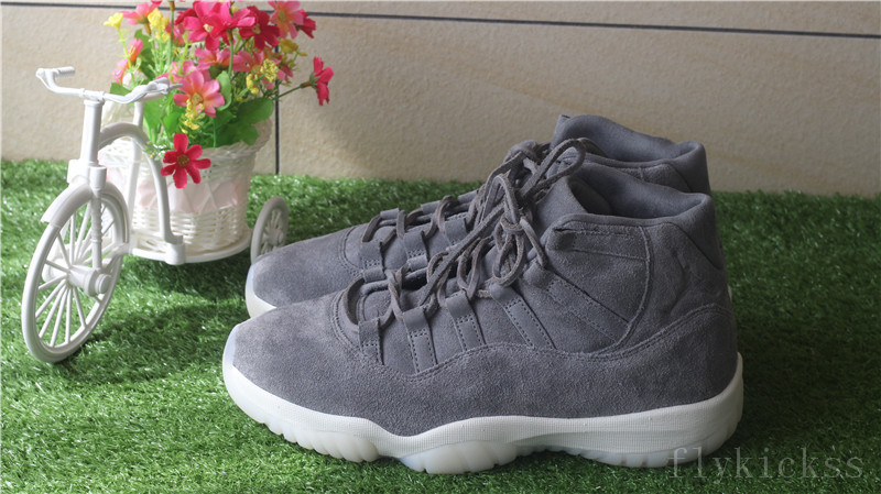 Air Jordan 11 Retro Grey Suede